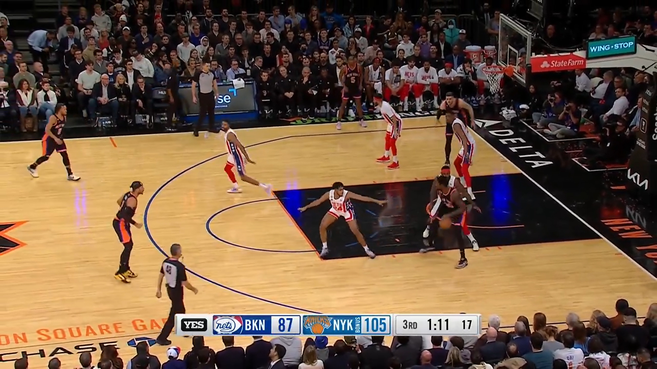 尼克斯横扫篮网,兰德尔砍下30分 尼克斯横扫篮网,兰德尔砍下30分